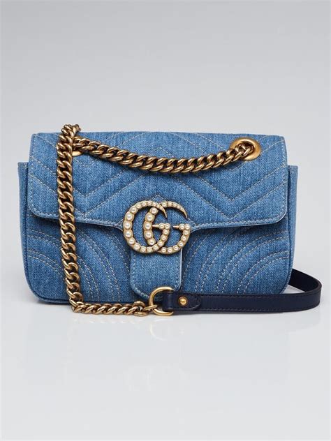 denim gucci shoes|Gucci denim bag mini.